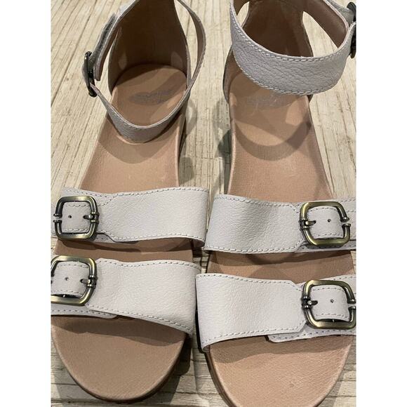 Dansko Women's Ivory Slingback Wedge Sandals Size 9.5-10 - Picture 2 of 10